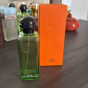 Hermes Eau de Pamplemousse Rose empty perfume bottle and original box